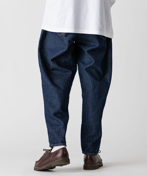 rehacer / レアセル デニムパンツ | rehacer : Bomber Tapered Easy Denim Made in Okayama Japan | 詳細18