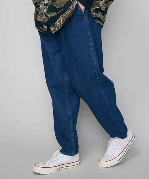 rehacer / レアセル デニムパンツ | rehacer : Bomber Tapered Easy Denim Made in Okayama Japan | 詳細27
