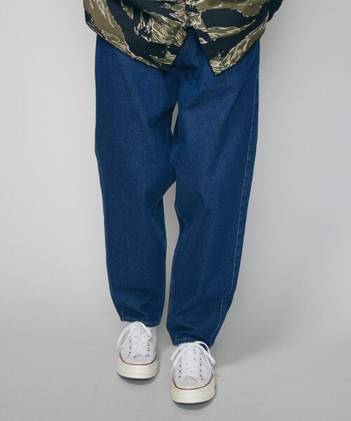 rehacer / レアセル デニムパンツ | rehacer : Bomber Tapered Easy Denim Made in Okayama Japan | 詳細29