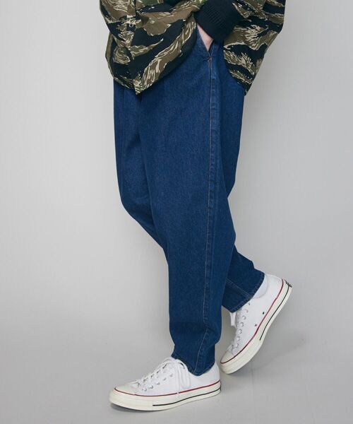 rehacer / レアセル デニムパンツ | rehacer : Bomber Tapered Easy Denim Made in Okayama Japan | 詳細30