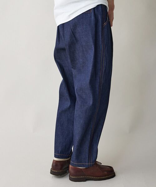 rehacer / レアセル デニムパンツ | rehacer : Pleat Denim Trousers | 詳細5