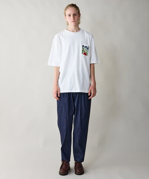 rehacer / レアセル デニムパンツ | rehacer : Pleat Denim Trousers | 詳細7