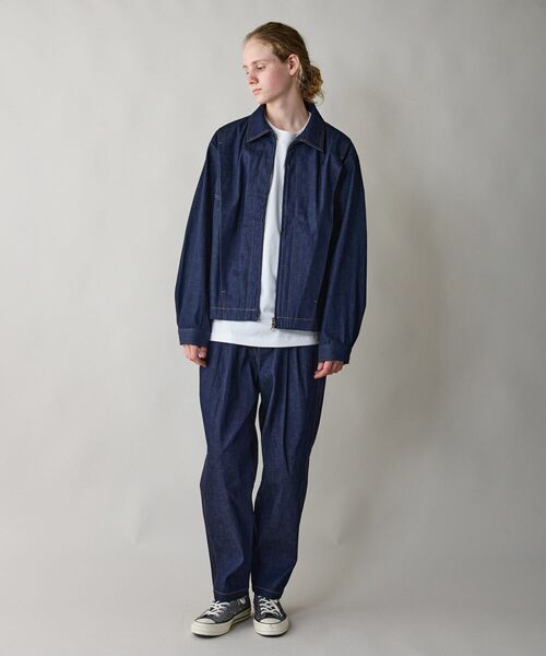 rehacer / レアセル デニムパンツ | rehacer : Pleat Denim Trousers | 詳細8