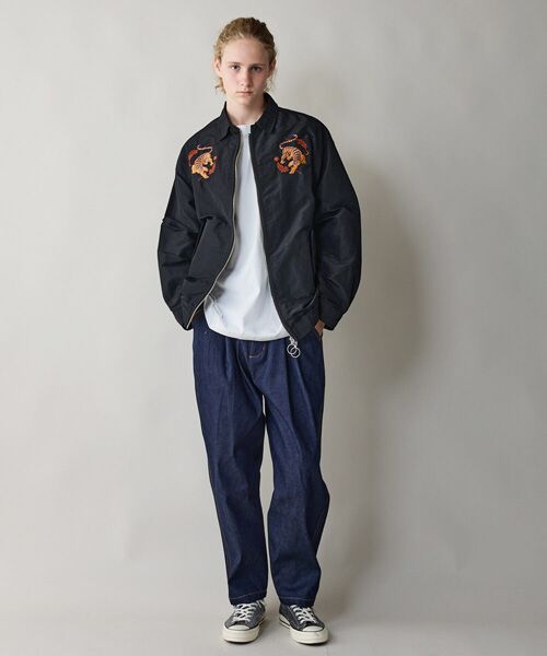 rehacer / レアセル デニムパンツ | rehacer : Pleat Denim Trousers | 詳細13