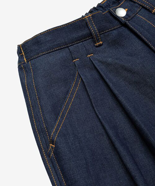 rehacer / レアセル デニムパンツ | rehacer : Pleat Denim Trousers | 詳細18