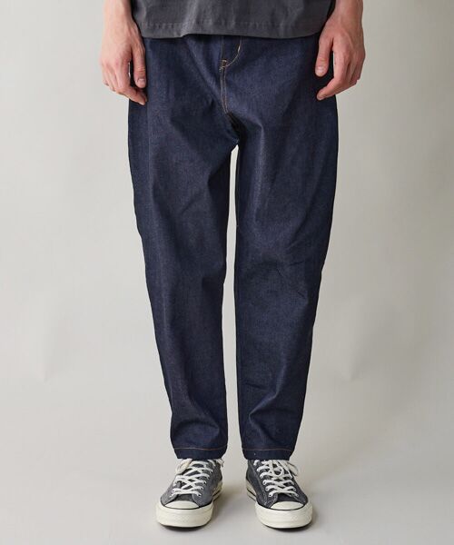 rehacer / レアセル デニムパンツ | rehacer : Side Pocket Tapered Rigid Denim | 詳細1