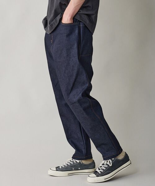 rehacer / レアセル デニムパンツ | rehacer : Side Pocket Tapered Rigid Denim | 詳細4