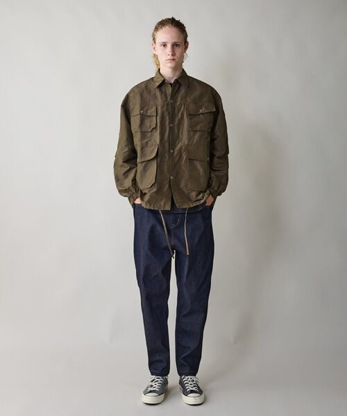 rehacer / レアセル デニムパンツ | rehacer : Side Pocket Tapered Rigid Denim | 詳細8