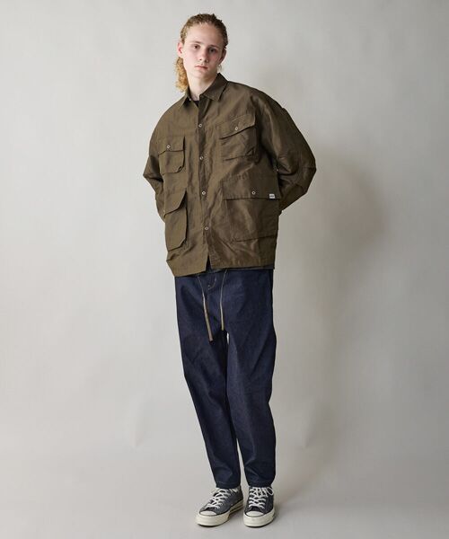 rehacer / レアセル デニムパンツ | rehacer : Side Pocket Tapered Rigid Denim | 詳細9