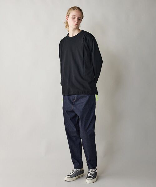 rehacer / レアセル デニムパンツ | rehacer : Side Pocket Tapered Rigid Denim | 詳細12