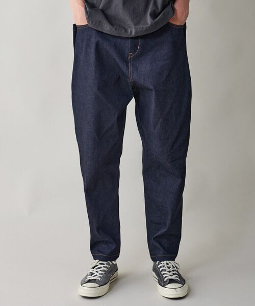 rehacer / レアセル デニムパンツ | rehacer : Side Pocket Tapered Rigid Denim（Indigo）