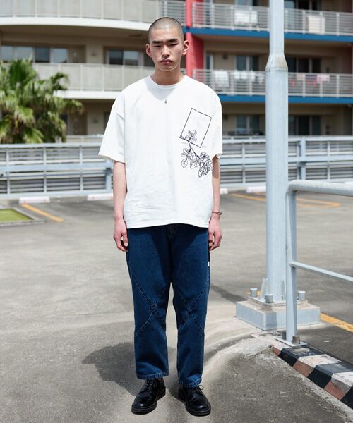 rehacer / レアセル デニムパンツ | Puch Panel Denim Pants | 詳細3