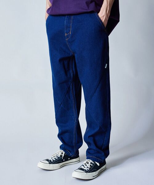 rehacer / レアセル デニムパンツ | Puch Panel Denim Pants | 詳細13