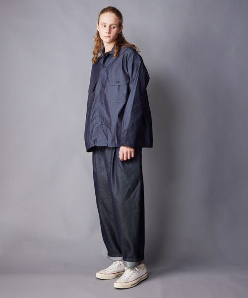 rehacer / レアセル デニムパンツ | Double Tuck Easy Denim Pants | 詳細14