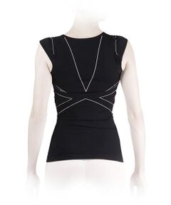 Seamless posture racer back tank top