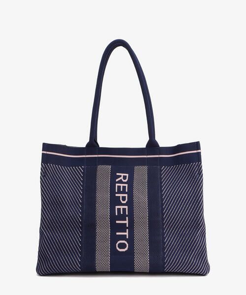 repetto レペット KNITTED SHOPPING BAG横幅41cm