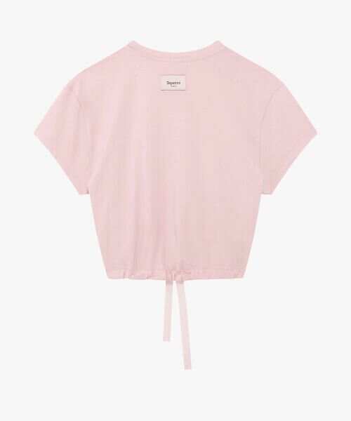 Repetto / レペット カットソー | Satin ribbon crop top | 詳細1