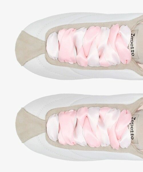 Repetto フラットシューズ 38.0 ピンク Repetto バレエシューズ サイズ38 ブルー/ピンク Repetto