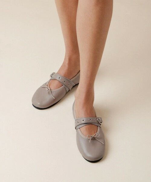 Repetto / レペット フラットシューズ | Ballet Twist メリージェーン - ラバーソール | 詳細1