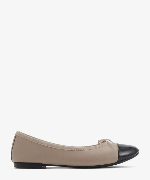 Repetto/レペット Flora バレエフラット - ラバーソール - EUサイズ トープ/ノワール 37.5 Repetto/レペット Flora バレエフラット - ラバーソール - EUサイズ トープ/ノワール 37.5
