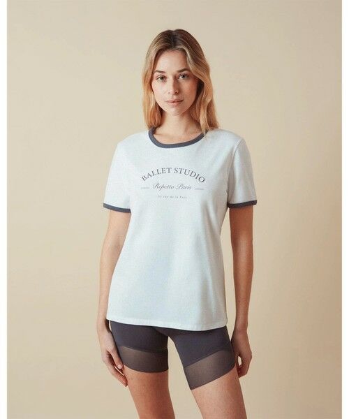 Repetto / レペット Tシャツ | ツートーン バレエスタジオ Tシャツ | 詳細2