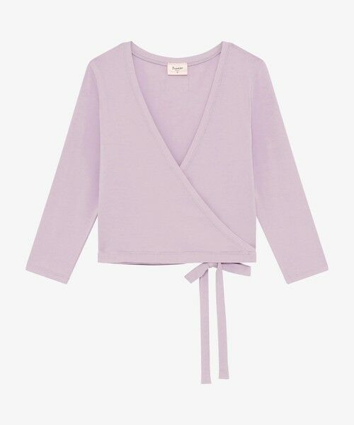 Repetto / レペット その他トップス | ソフトストレッチ ラップオーバー（モーブ）