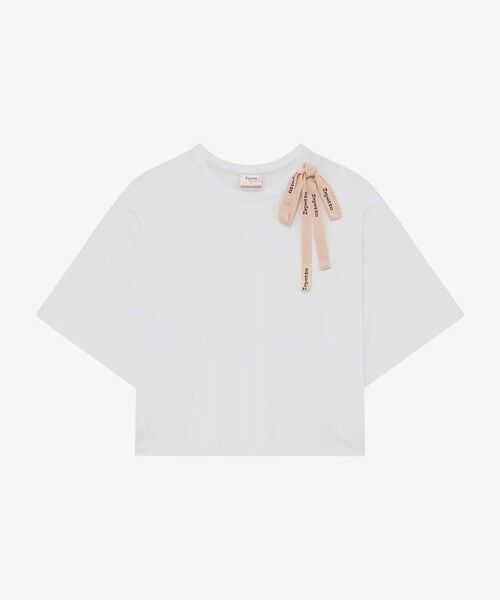 Repetto / レペット その他トップス | ショルダー ボウ Tシャツ（ブラン）