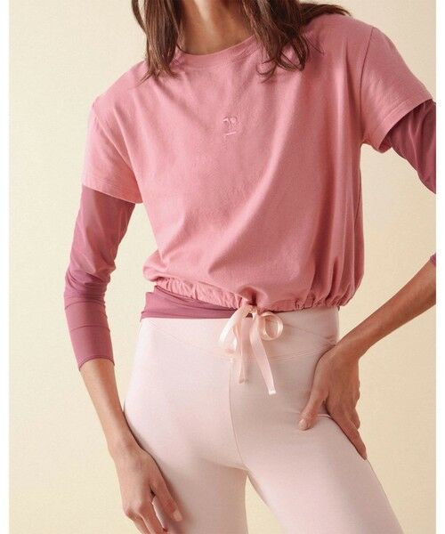 Repetto / レペット その他トップス | クロップ トップ w/サテンリボン（ボワ ドゥ ローズ）
