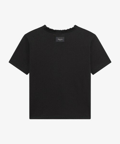 Repetto / レペット その他トップス | ラッフルド カラー Tシャツ | 詳細1