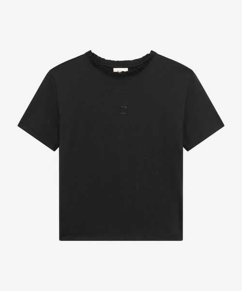 Repetto / レペット その他トップス | ラッフルド カラー Tシャツ（ノワール）