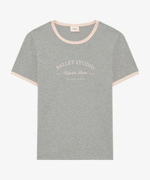 Repetto / レペット その他トップス | ツートーン バレエスタジオ Tシャツ（グリ シネ クレール / イコンヌ）