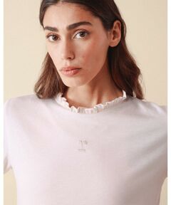 Repetto / レペット その他トップス | ラッフルド カラー Tシャツ