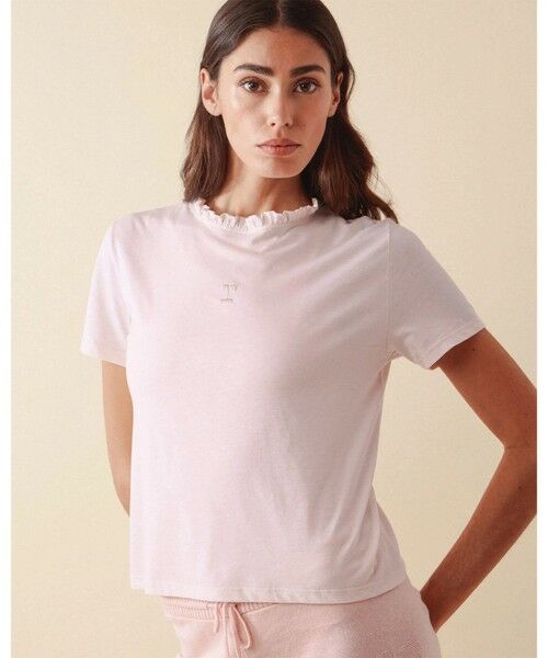 Repetto / レペット その他トップス | ラッフルド カラー Tシャツ | 詳細2