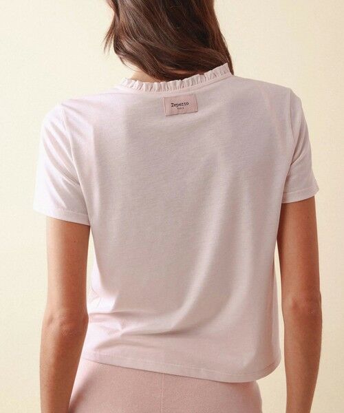 Repetto / レペット その他トップス | ラッフルド カラー Tシャツ | 詳細4