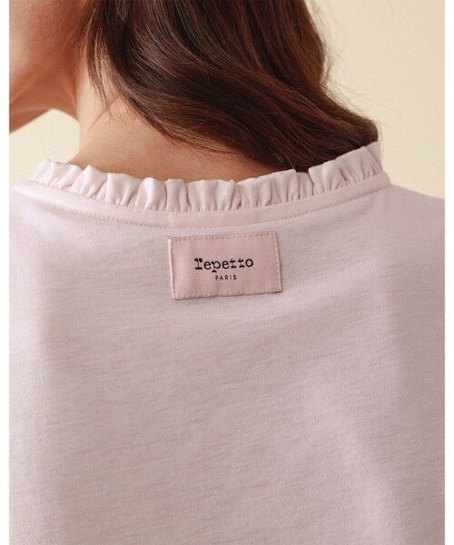 Repetto / レペット その他トップス | ラッフルド カラー Tシャツ | 詳細5