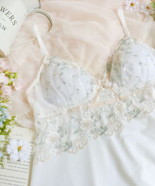 Risa Magli / リサマリ その他インナー・ルームウェア | シュクリエ カップ付キャミソール | 詳細3