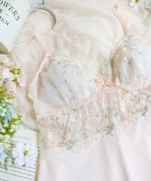 Risa Magli / リサマリ その他インナー・ルームウェア | シュクリエ カップ付キャミソール | 詳細4