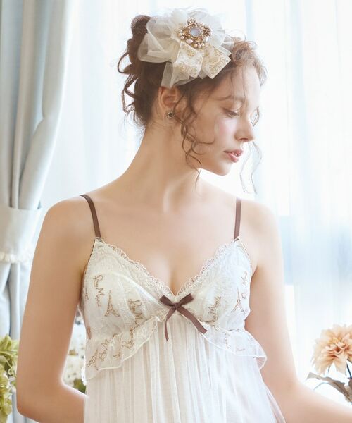 Risa Magli/リサマリ ソヨン カップ付マキシワンピース ホワイト(001) 02(M) Risa Magli/リサマリ ソヨン カップ付マキシワンピース ホワイト(001) 02(M)