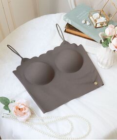 Risa Magli / リサマリ その他インナー・ルームウェア | ジニー シームレススカラップキャミソール