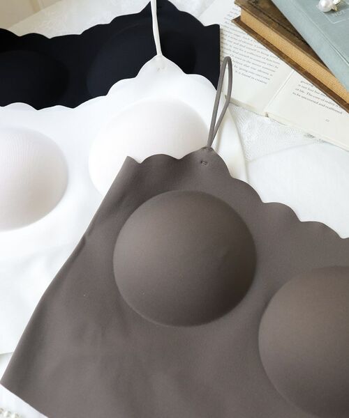 Risa Magli / リサマリ その他インナー・ルームウェア | ジニー シームレススカラップキャミソール | 詳細15