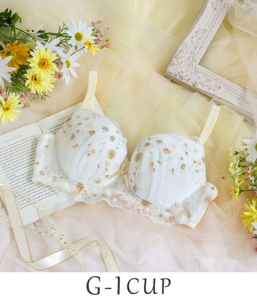 Risa Magli/リサマリ ミリ ブラジャー (G-I) <バストアップタイプ> ホワイト(001) 72(G70) Risa Magli/リサマリ ミリ ブラジャー (G-I) <バストアップタイプ> ホワイト(001) 72(G70)