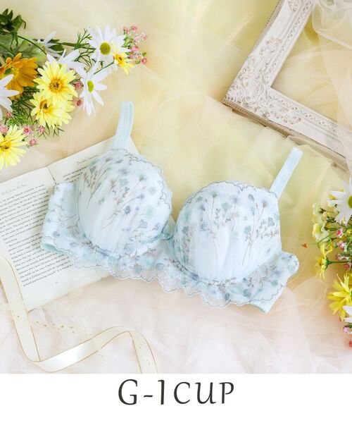 Risa Magli / リサマリ ブラ | ミリ ブラジャー (G-I) <バストアップタイプ>(ブルー(092))