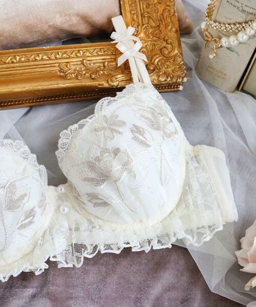 Risa Magli / リサマリ ブラ | リアナ ブラジャー　（B-D）　＜サイドシェイプ＞ | 詳細6