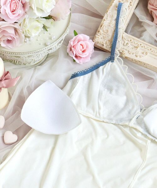 Risa Magli / リサマリ その他インナー・ルームウェア | プティット カップ付キャミソール | 詳細6