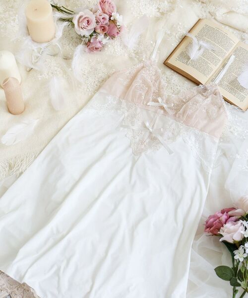 Risa Magli/リサマリ ナンシー スリップ ホワイト(001) 02(M) Risa Magli/リサマリ ナンシー スリップ ホワイト(001) 02(M)