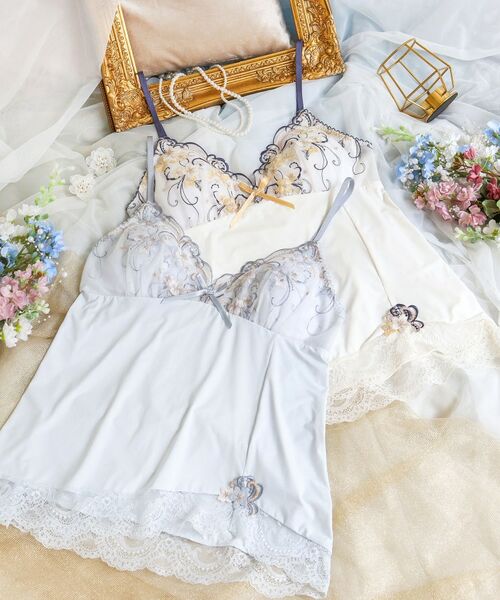 Risa Magli / リサマリ その他インナー・ルームウェア | アイシャ カップ付キャミソール | 詳細1