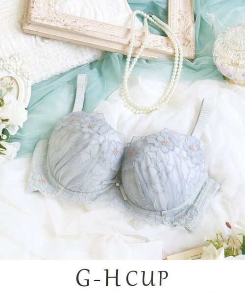 Risa Magli / リサマリ ブラ | スティーナ ブラジャー (G-H) <N Make Type>(グレー(012))