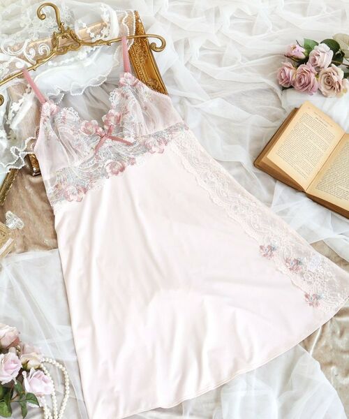 Risa Magli/リサマリ サリー スリップ ピンク(071) 03(L) Risa Magli/リサマリ サリー スリップ ピンク(071) 03(L)