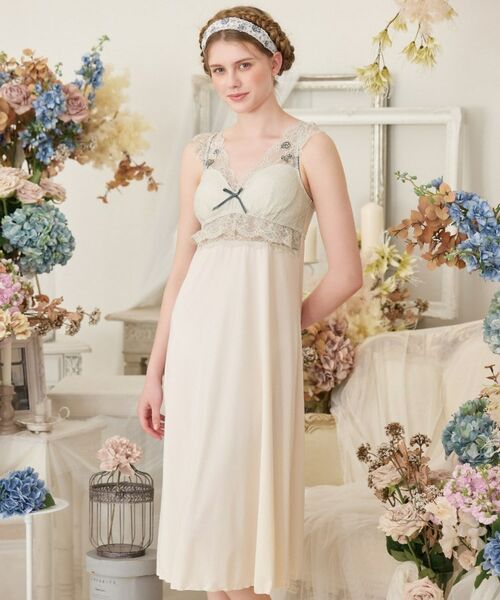 Risa Magli / リサマリ その他インナー・ルームウェア | エルマ カップ付マキシワンピース | 詳細16