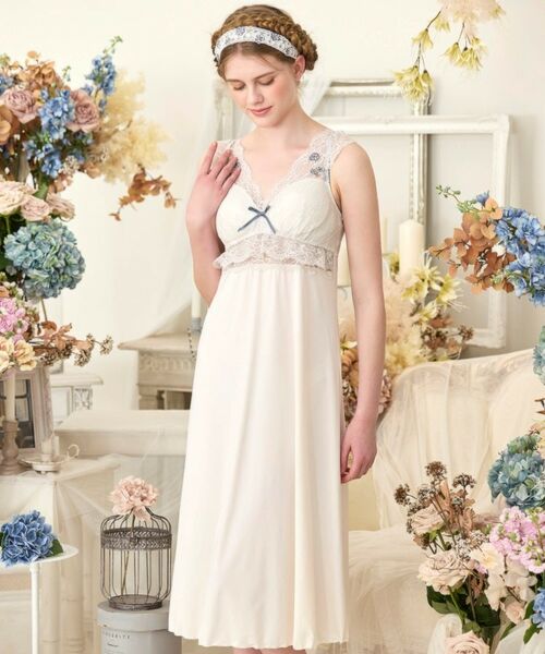 Risa Magli / リサマリ その他インナー・ルームウェア | エルマ カップ付マキシワンピース | 詳細7